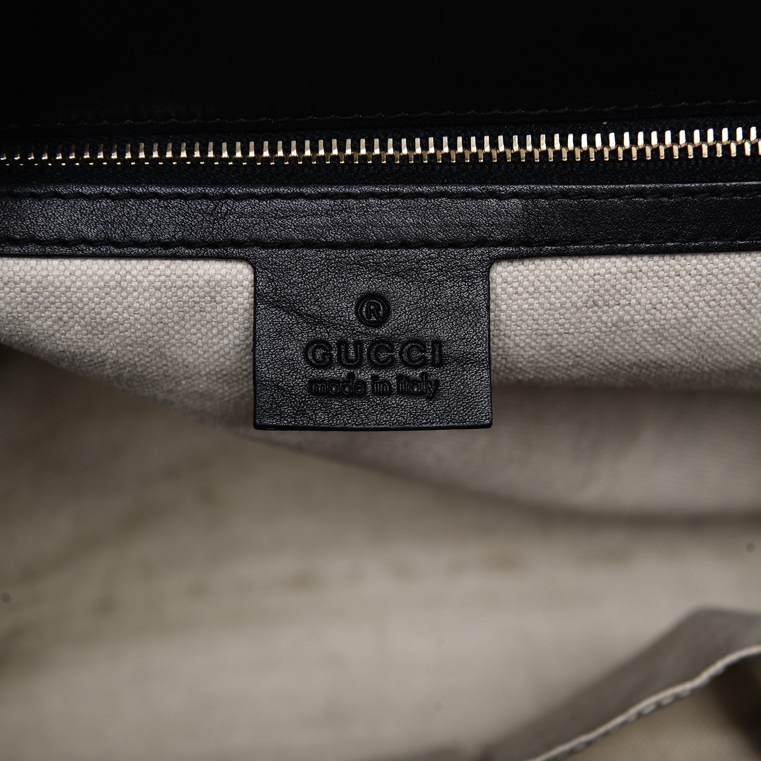 Gucci Guccissima Large Emily Chain Shoulder Bag Black 7 of 8