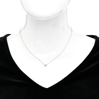 Cartier 18K Pink Gold Diamond LM D'Amour Pendant Necklace 2 of 5