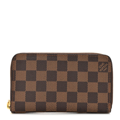 Louis Vuitton Damier Ebene Zippy Organizer Wallet 1 of 10