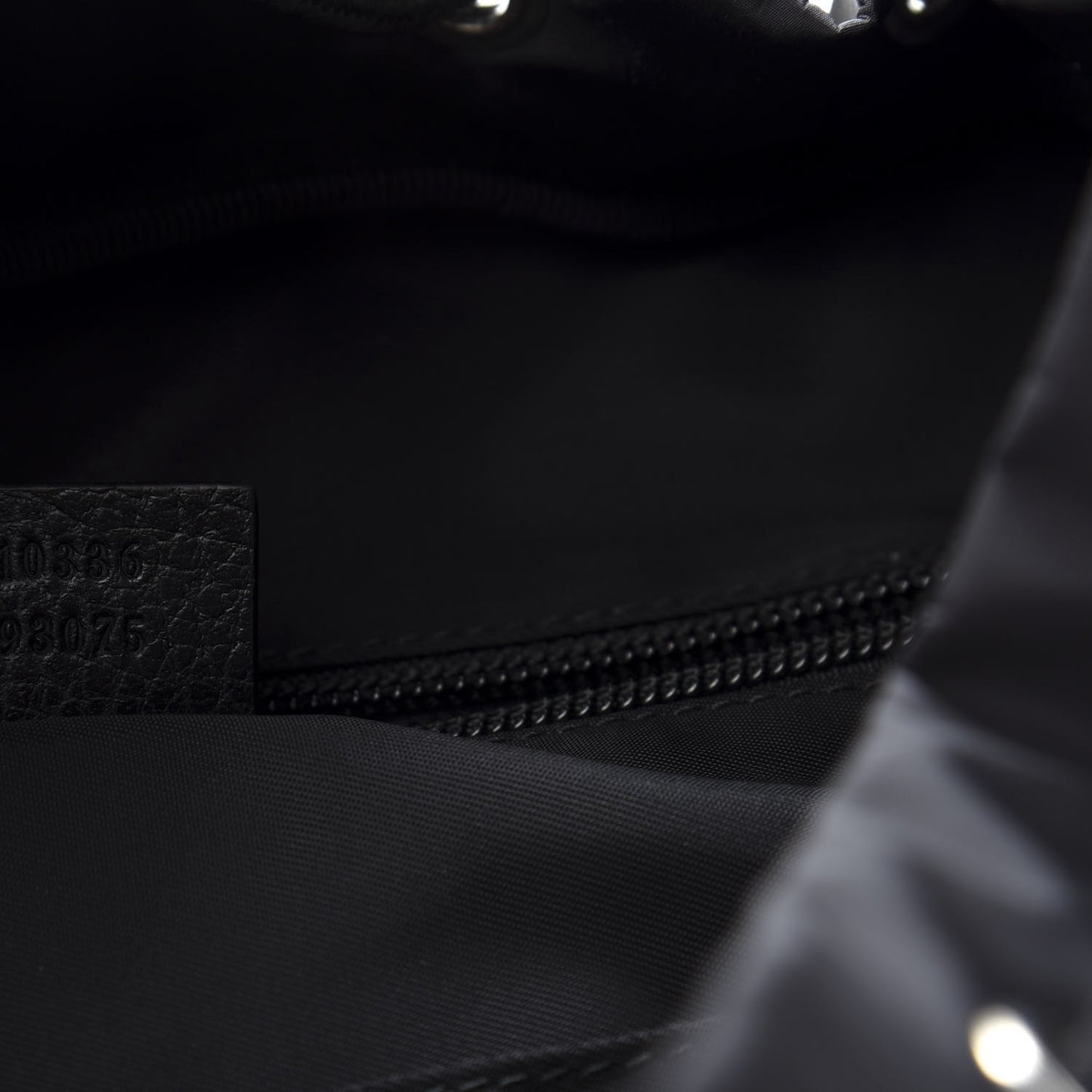 Nylon Monogram Medium Light Double Buckle Backpack Black