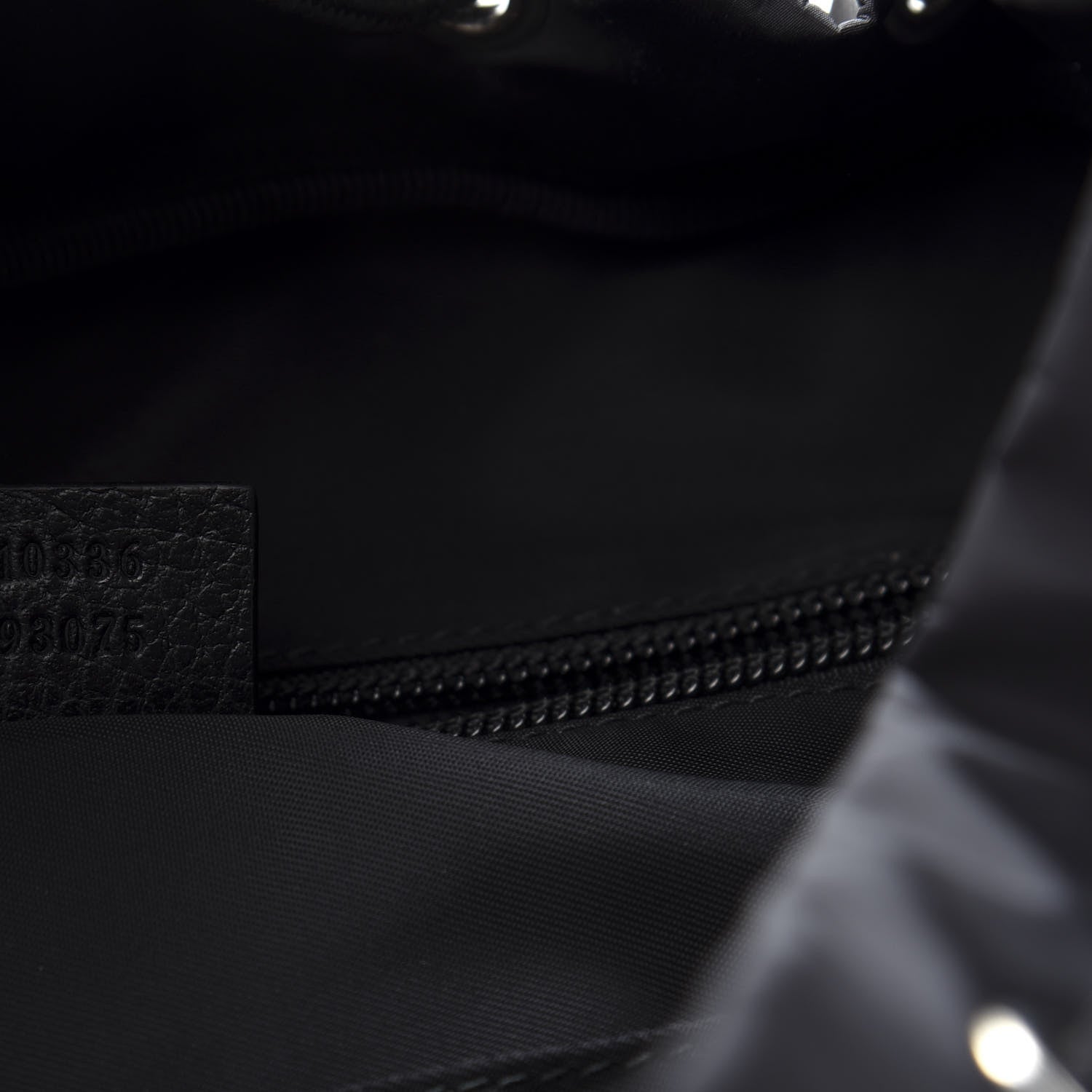 Gucci Nylon Monogram Medium Light Double Buckle Backpack Black 8 of 10