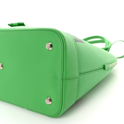 Balenciaga Signature Grained Calfskin Logo M Ville Top Handle Bag Green 9 of 13
