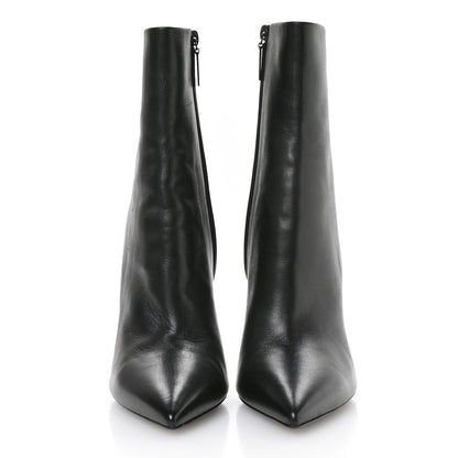 Saint Laurent Calfskin Opyum Ankle Boots 40 Black 3 of 9