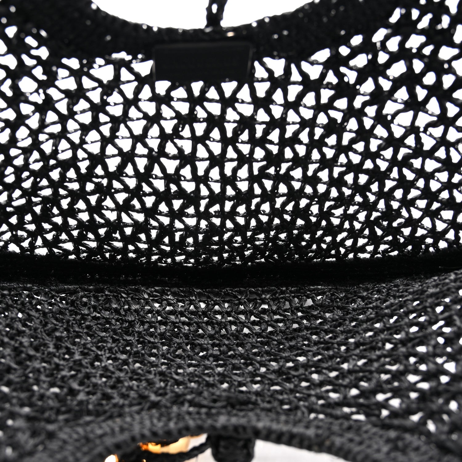Jacquemus Raffia Le Petite Rond Spiaggia Handbag Black 5 of 10