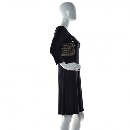 Fendi Zucchino Knit Mini Mama Baguette Black 3 of 10