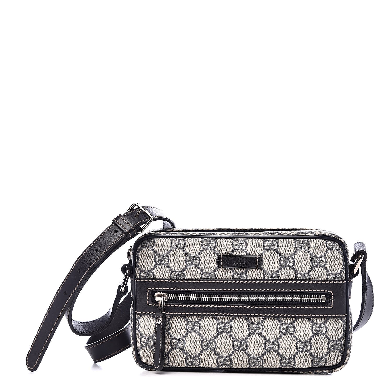 Gucci GG Plus Monogram Small Shoulder Bag Navy 1 of 12