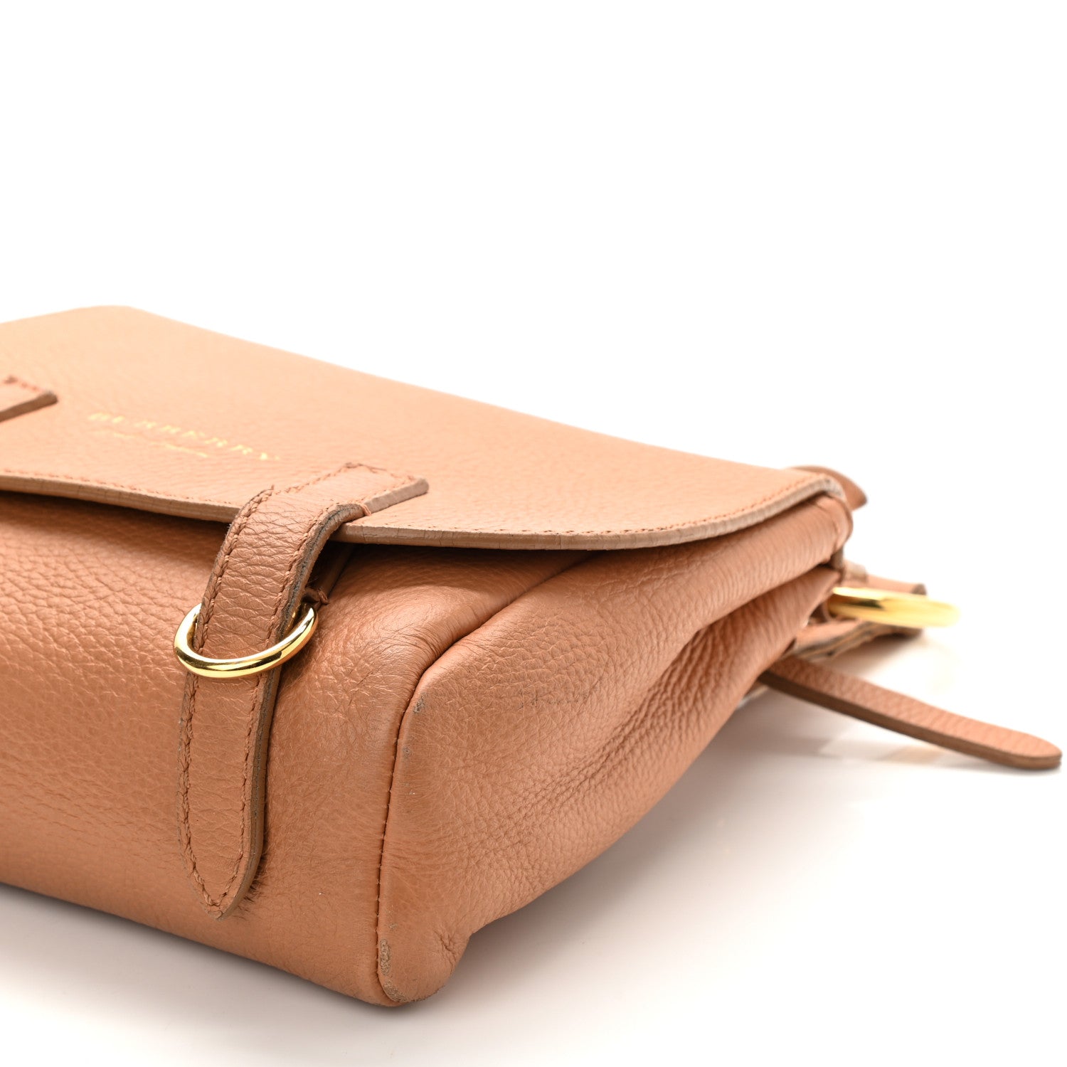 Burberry Deerskin The Bridle Crossbody Pale Clementine 10 of 12
