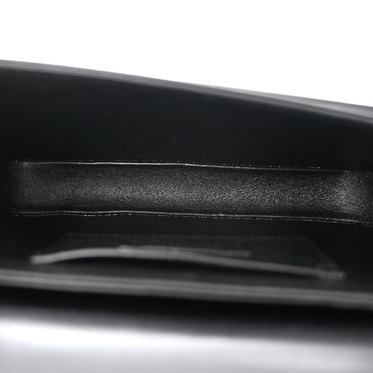 Saint Laurent Box Calfskin Monogram Medium Solferino Satchel Black 5 of 11