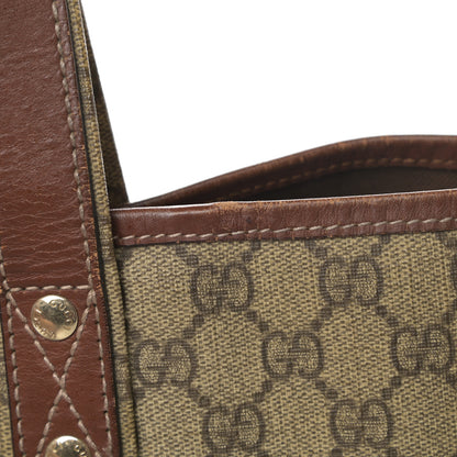 Gucci GG Plus Monogram Medium Signature Web Loop Tote Brown 16 of 17