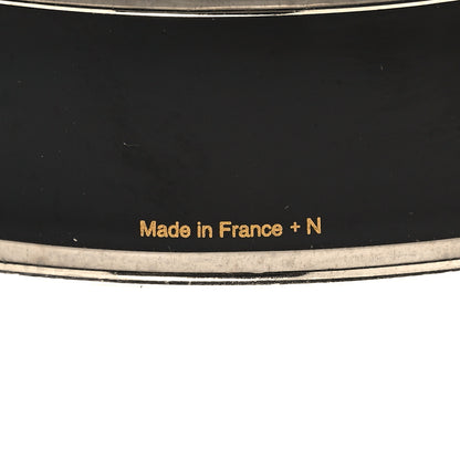 Hermes Enamel Printed Wide Tenues Et Couvertures Bracelet 70 5 of 5