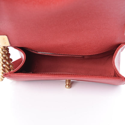 Chanel Caviar Quilted Small Boy Flap Red 5 of 9