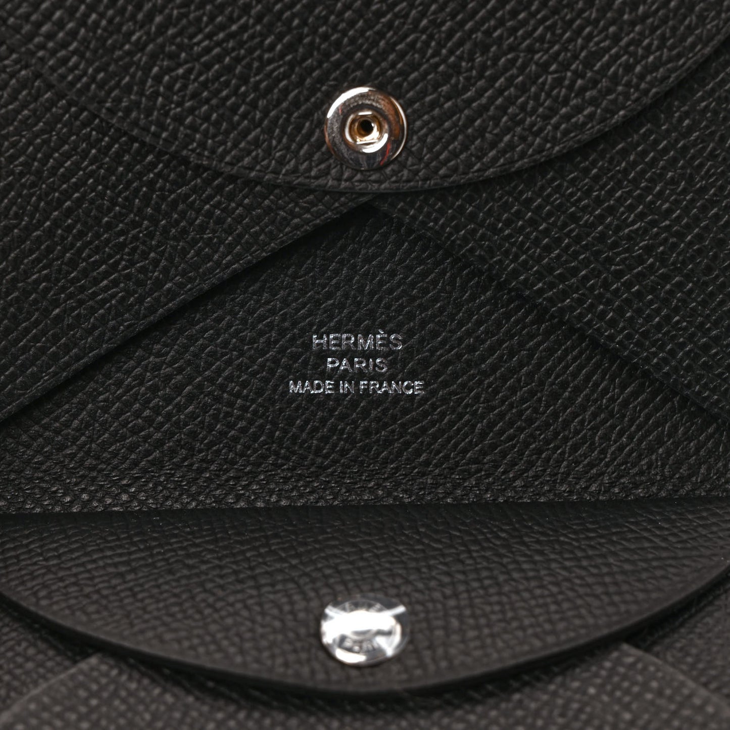 Epsom Calvi Duo Card Case Black