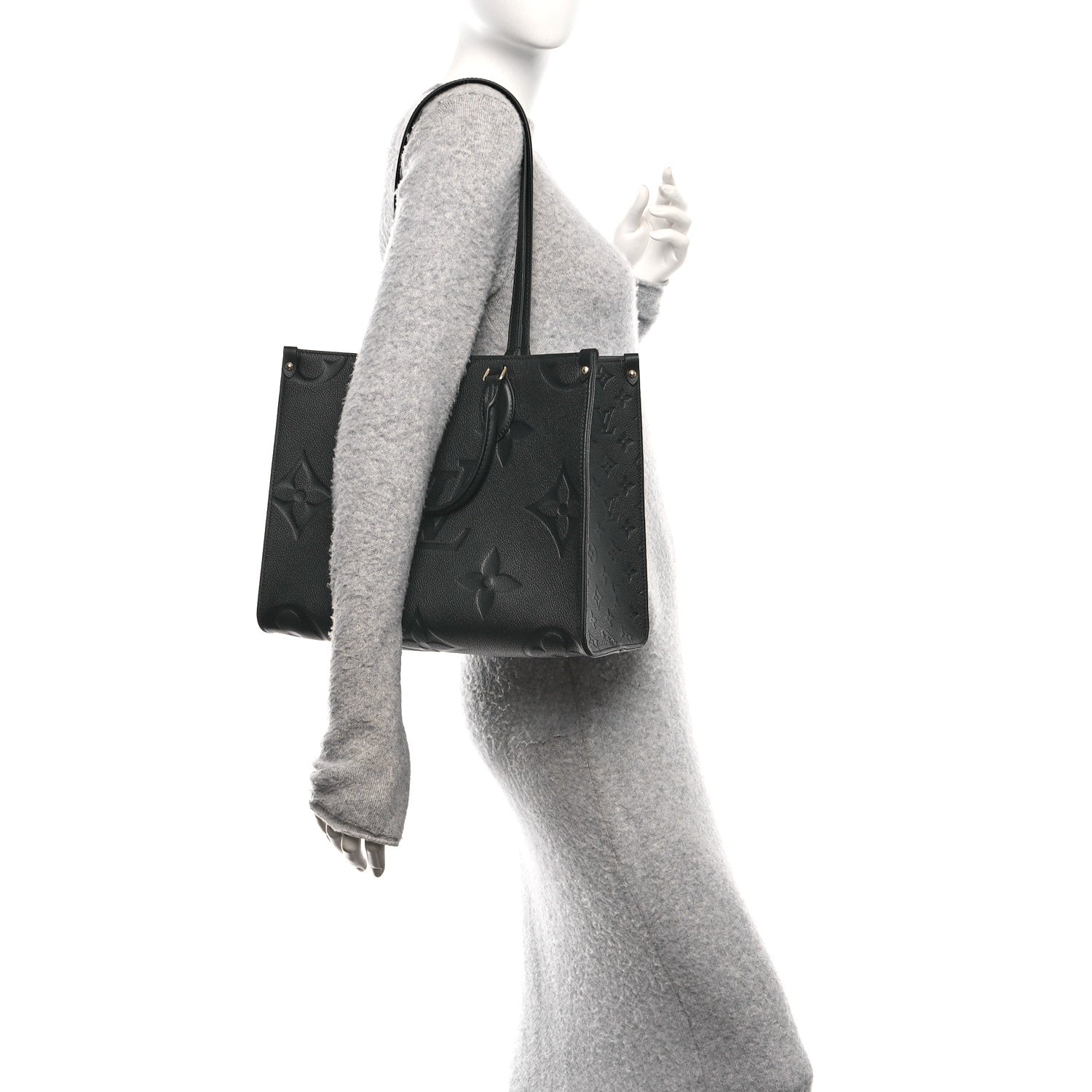 Louis Vuitton Empreinte Monogram Giant Onthego MM Black 2 of 10