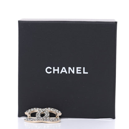 Chanel Crystal Palais Garnier CC Brooch Gold 5 of 5
