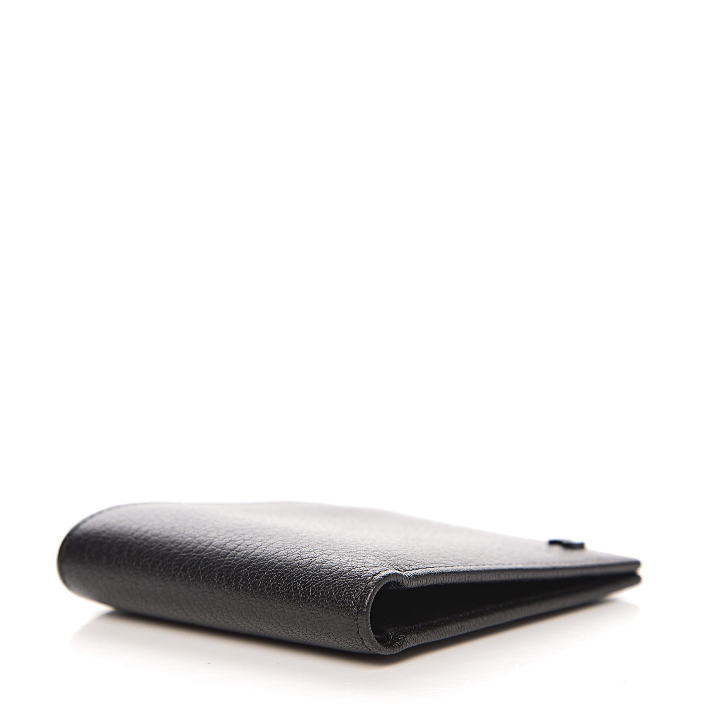 Goatskin Bi-Fold Wallet Black