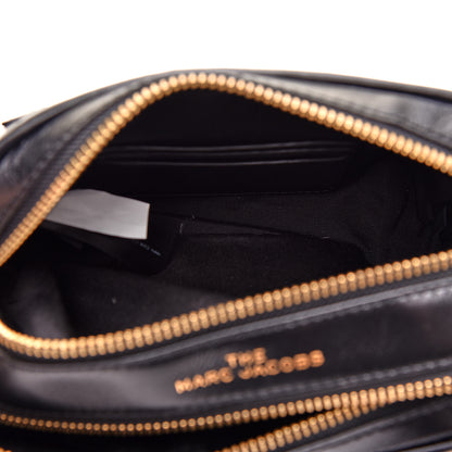 Marc Jacobs Natural Grain Calfskin Quilted The Softshot 21 Bag Black 5 of 12