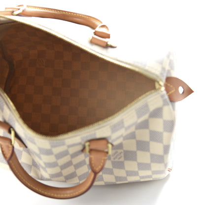 Louis Vuitton Damier Azur Speedy 30 5 of 10