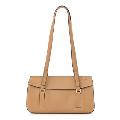 Prada Calfskin Shoulder Bag Sabbia 1 of 11