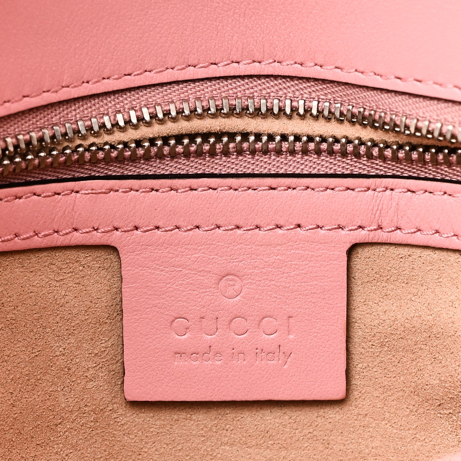 Gucci Calfskin Matelasse Small GG Marmont Shoulder Bag Wild Rose 6 of 11