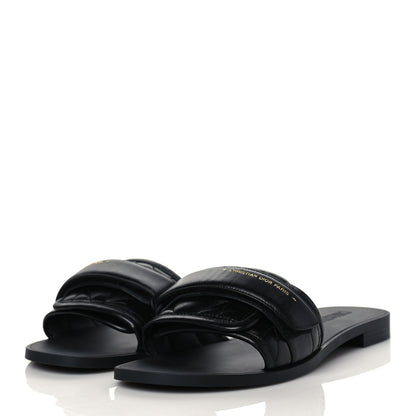 Christian Dior Calfskin Cannage Dio(r)evolution Slide Sandals 39 Black 3 of 9