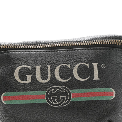 Gucci Grained Calfskin Small Logo Belt Bag Black 8 of 11
