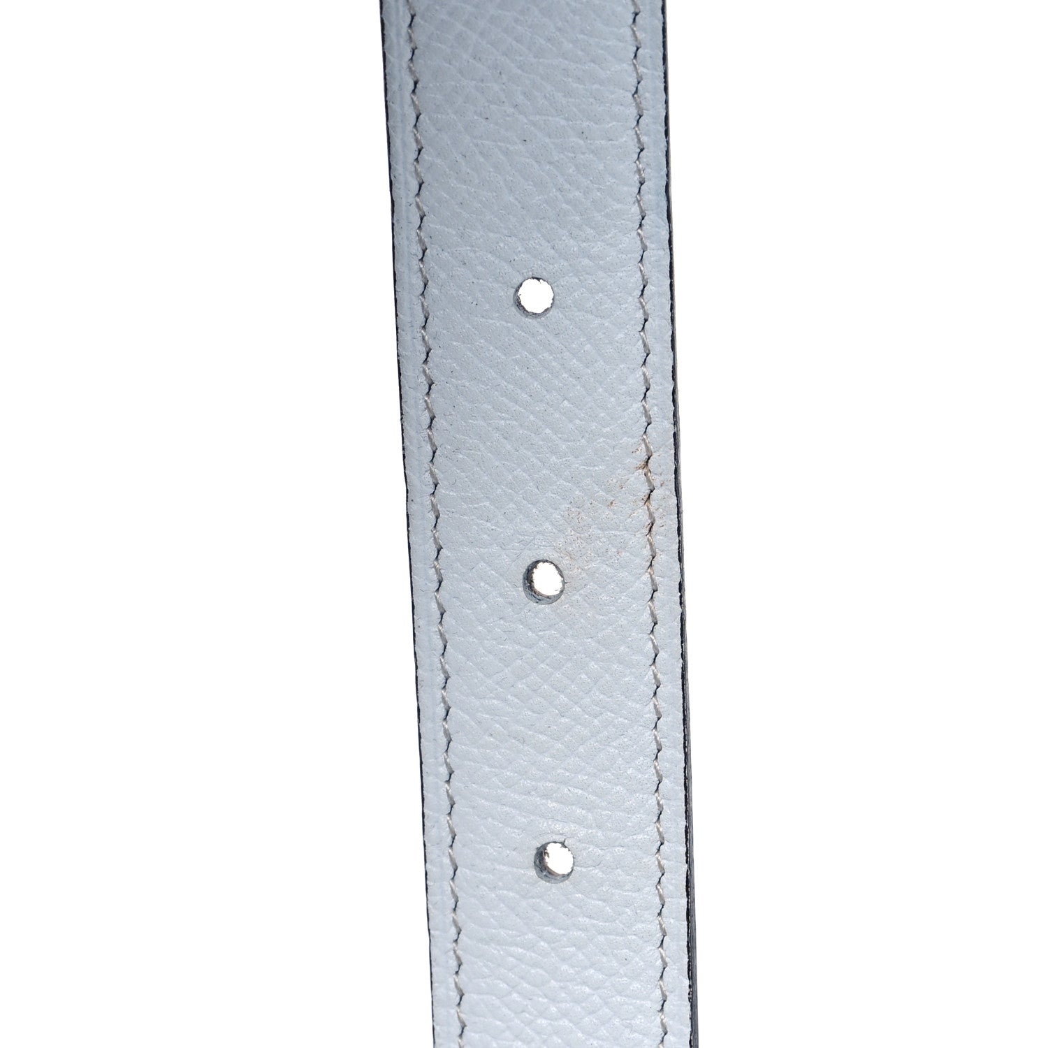 Hermes Epsom Swift 24mm Mini Constance H Belt 75 30 White Etoupe 3 of 4