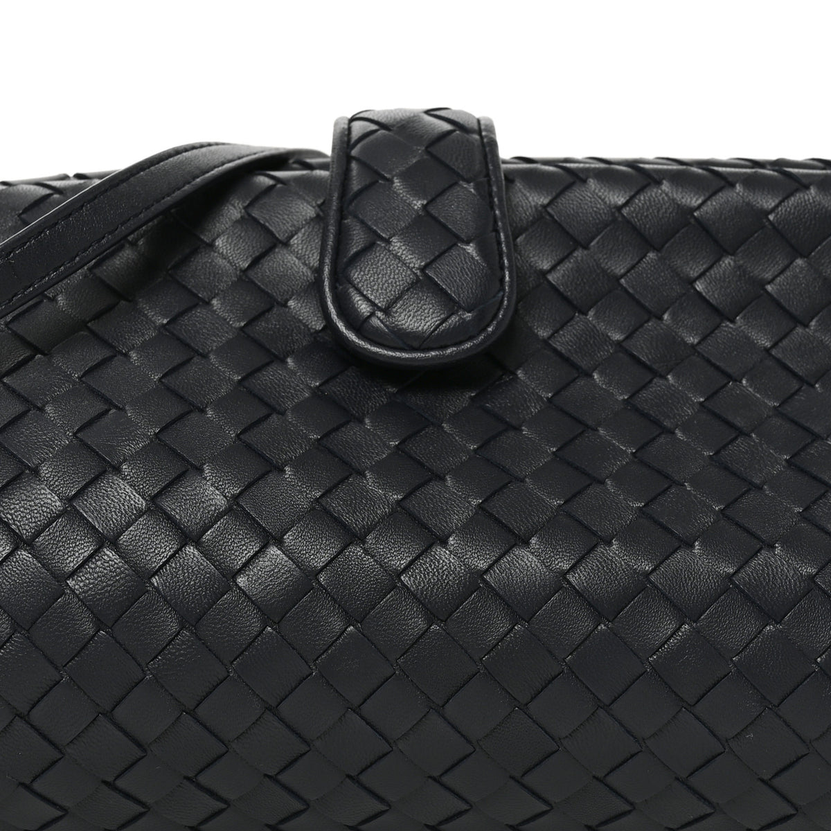 Bottega Veneta Nappa Intrecciato The Lauren 1979 Clutch Midnight 10 of 12