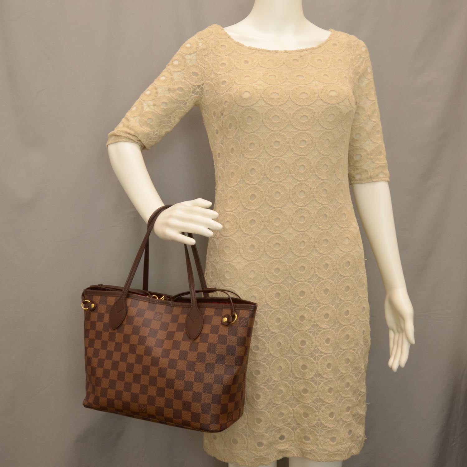 Louis Vuitton Damier Ebene Neverfull PM 2 of 7