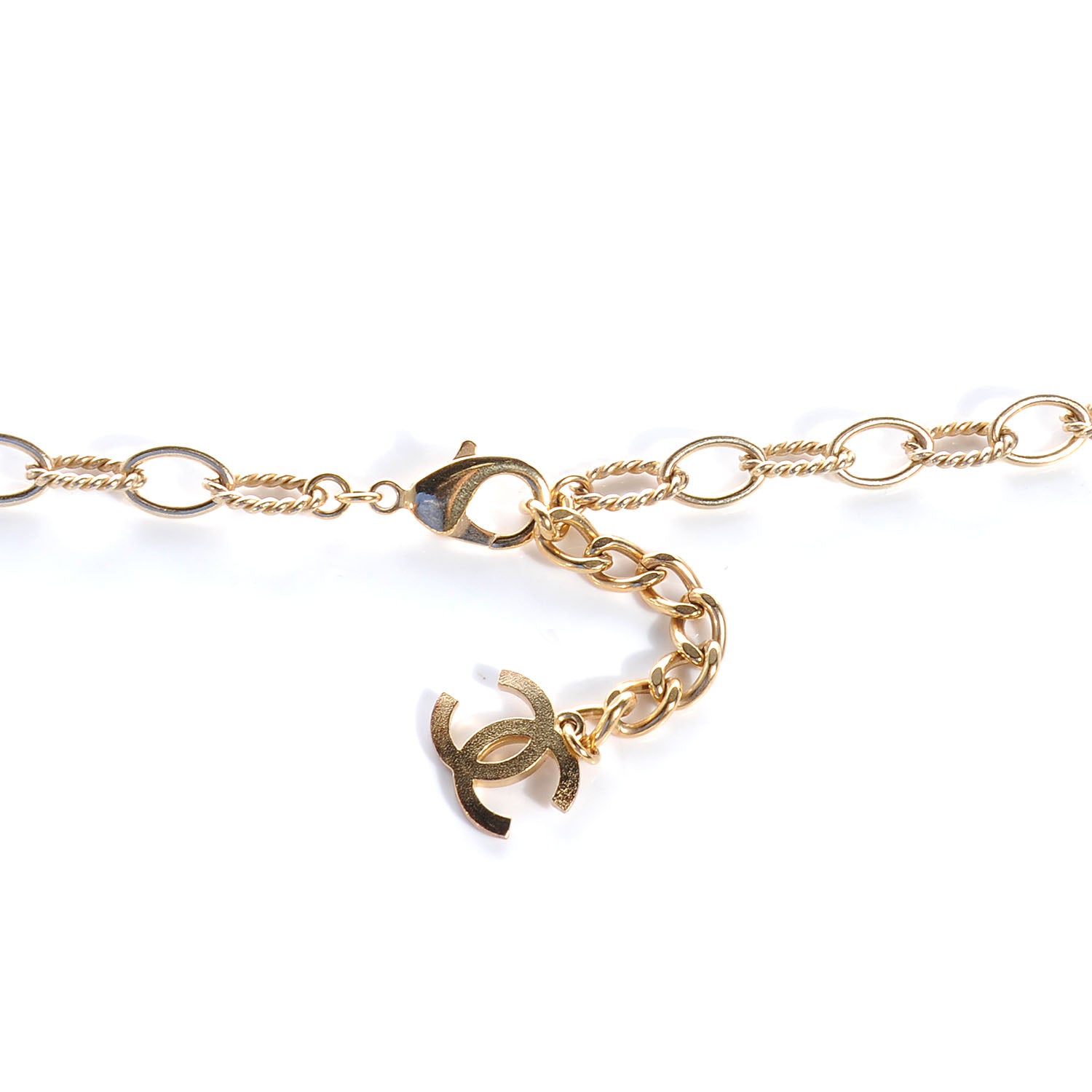 Chanel Pearl Gripoix Necklace Gold 5 of 7