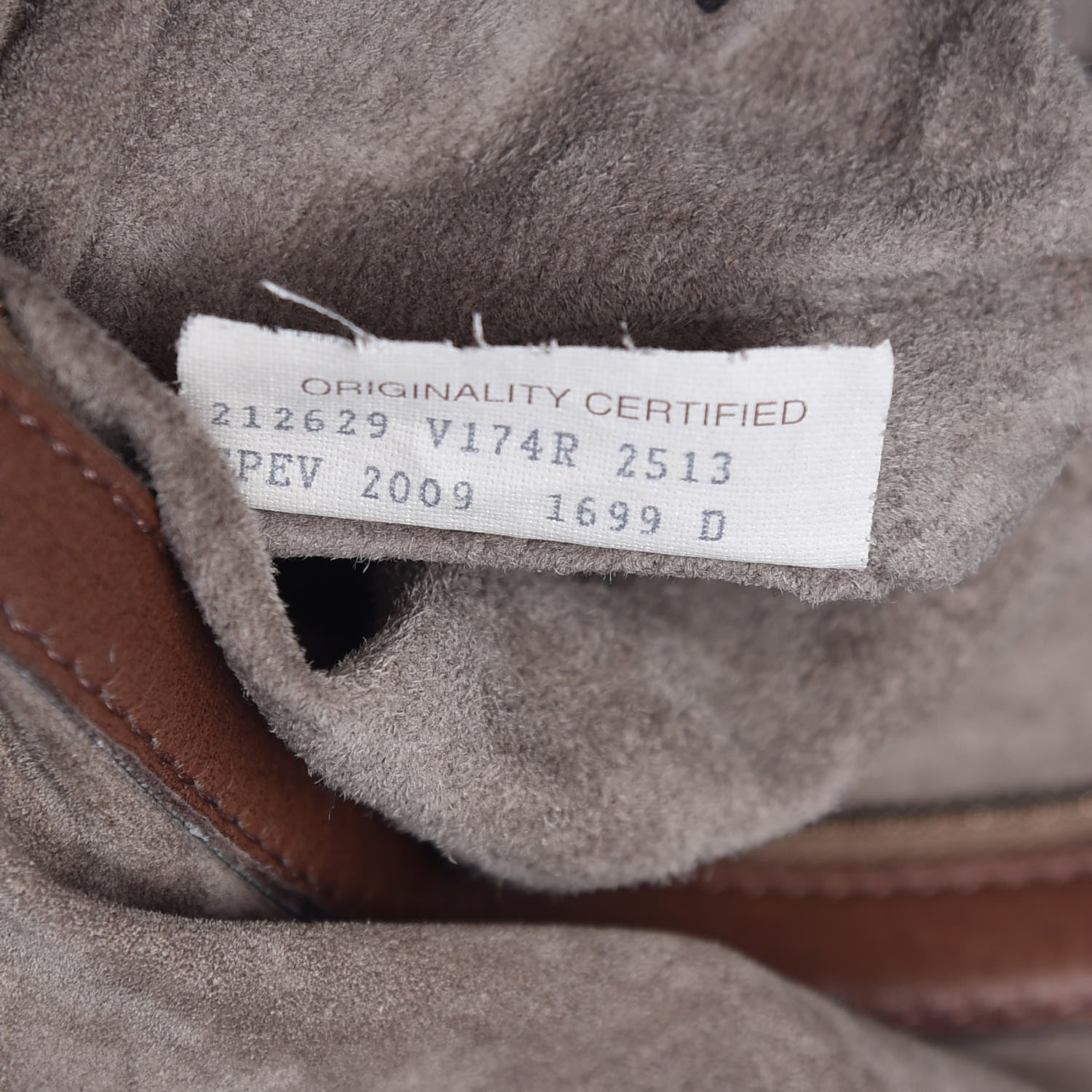 Bottega Veneta Washed Cervo Deerskin Loop Hobo Bag Elephant 8 of 16
