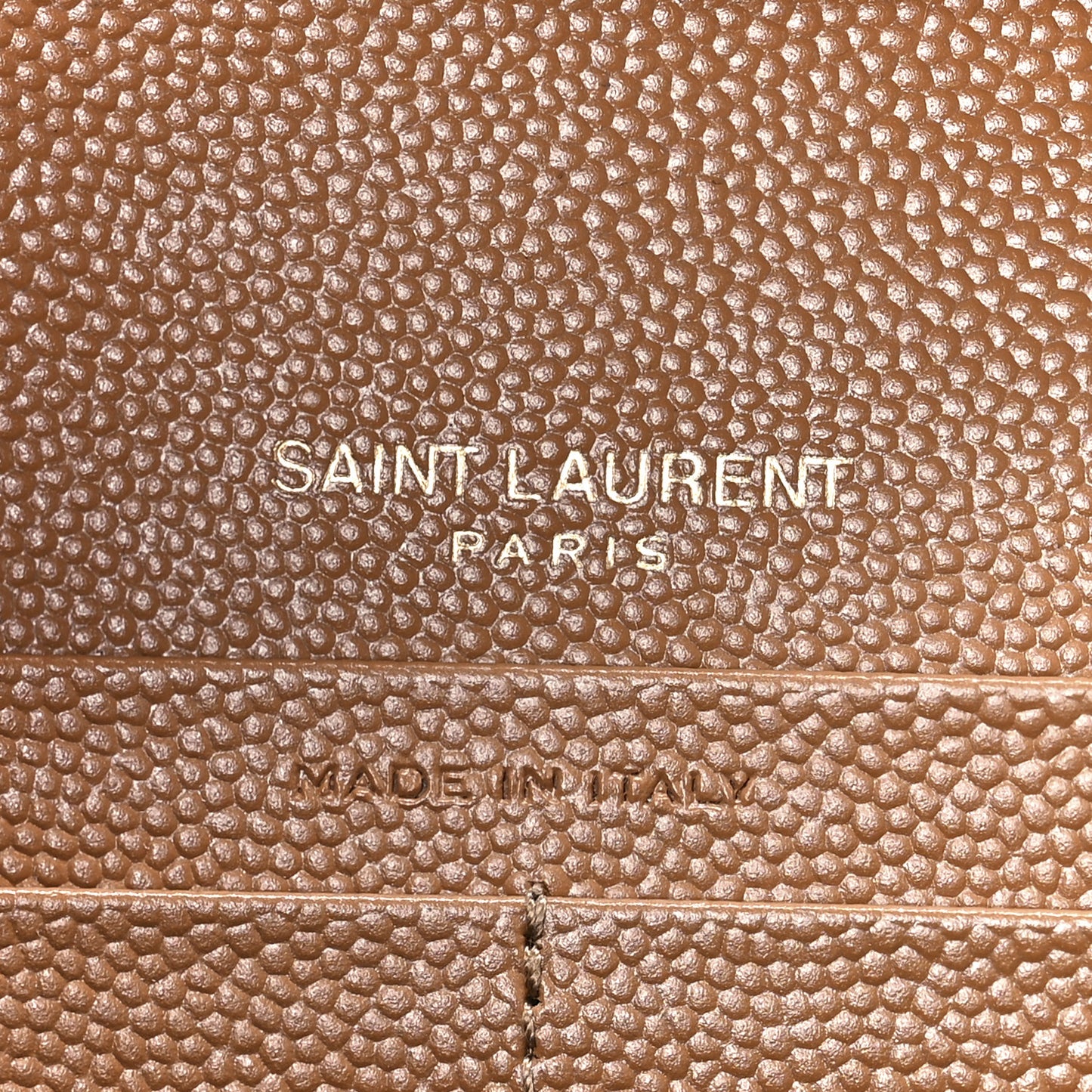 Grain De Poudre Matelasse Chevron Monogram Chain Wallet Dune