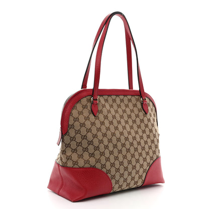 Gucci Monogram Medium Bree Shoulder Bag Red 2 of 14
