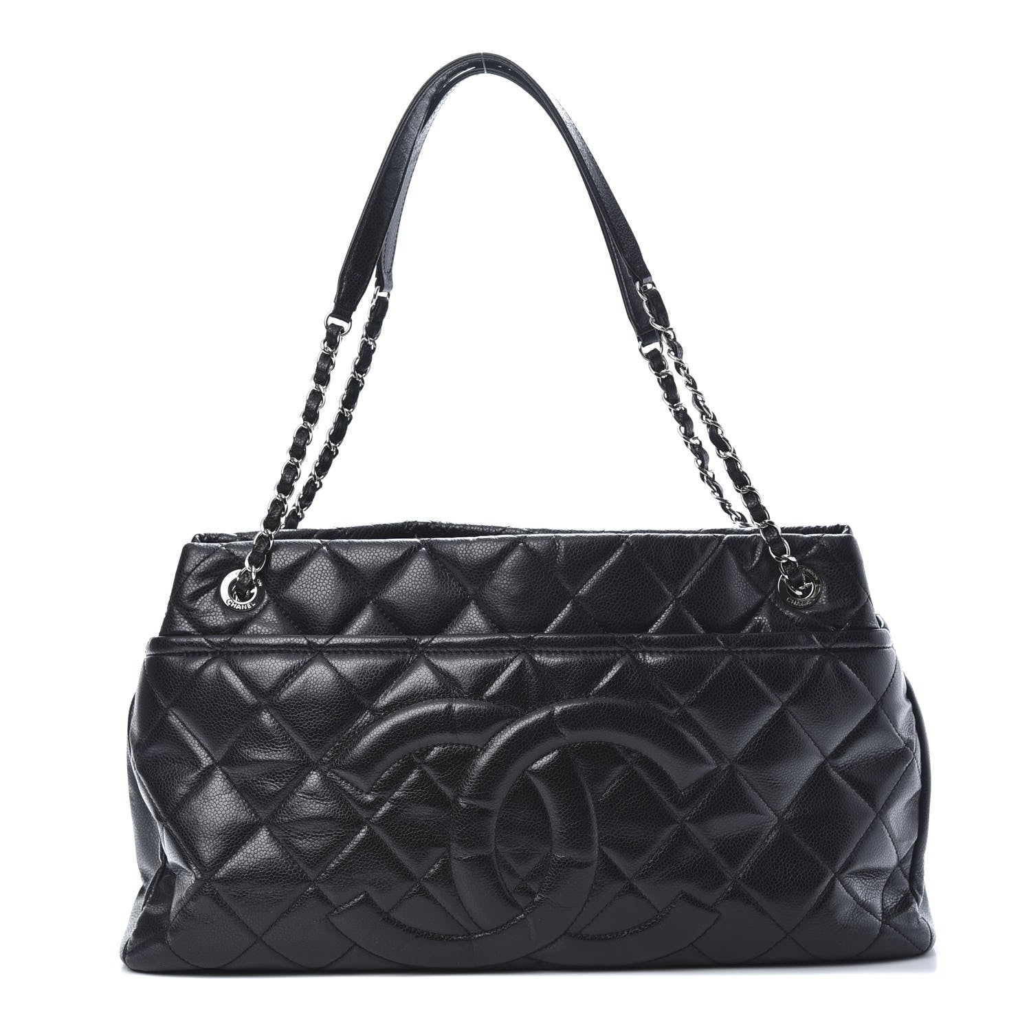 Chanel Caviar Quilted Timeless CC Soft Tote Black 1 of 11