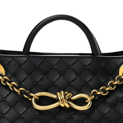 Bottega Veneta Nappa Intrecciato Small Andiamo With Chain Shoulder Bag Nocturnal 7 of 11