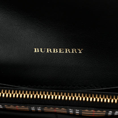 Burberry Calfskin Mini Vintage Check Harris Wallet Antique Yellow 6 of 8