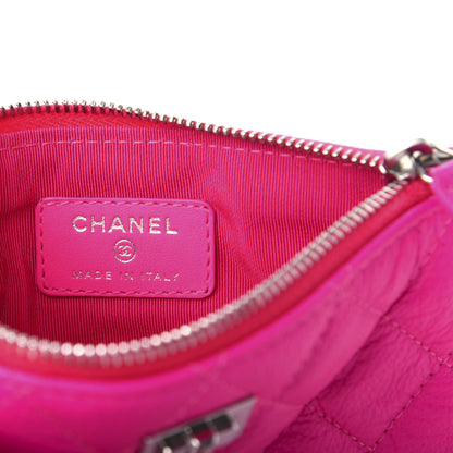 Chanel Goatskin Quilted Small Reissue Cosmetic Case Pink 6 of 8