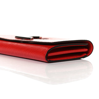 Louis Vuitton Epi Twist Wallet Coquelicot 8 of 9