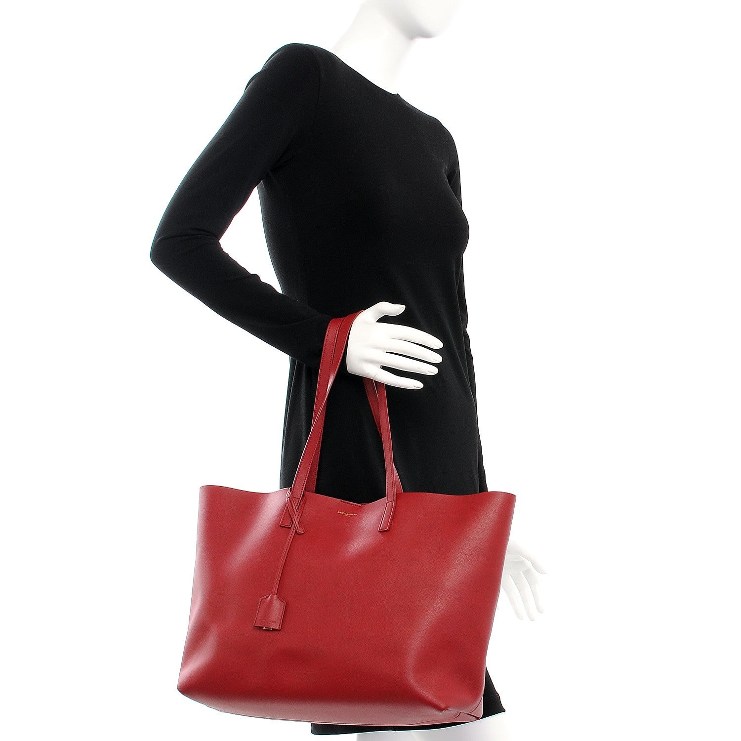 Saint Laurent Calfskin Large Shopping Tote Palissandre 2 of 17