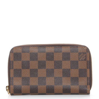 Louis Vuitton Damier Ebene Zippy Compact Wallet 1 of 8