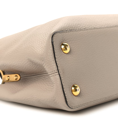 Louis Vuitton Taurillon Capucines PM Galet 8 of 9