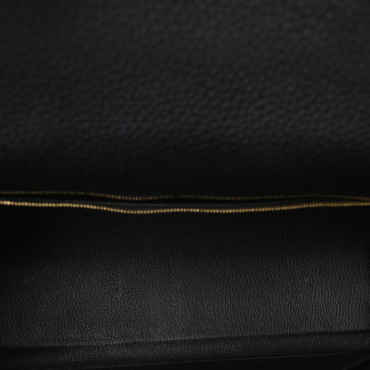 Hermes Togo Kelly Retourne 32 Black 5 of 10