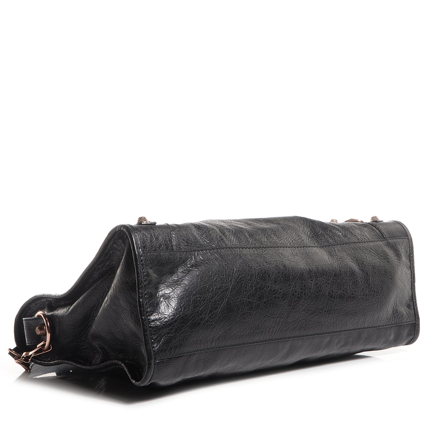 Agneau Giant 12 Rose Gold Hardware City Black