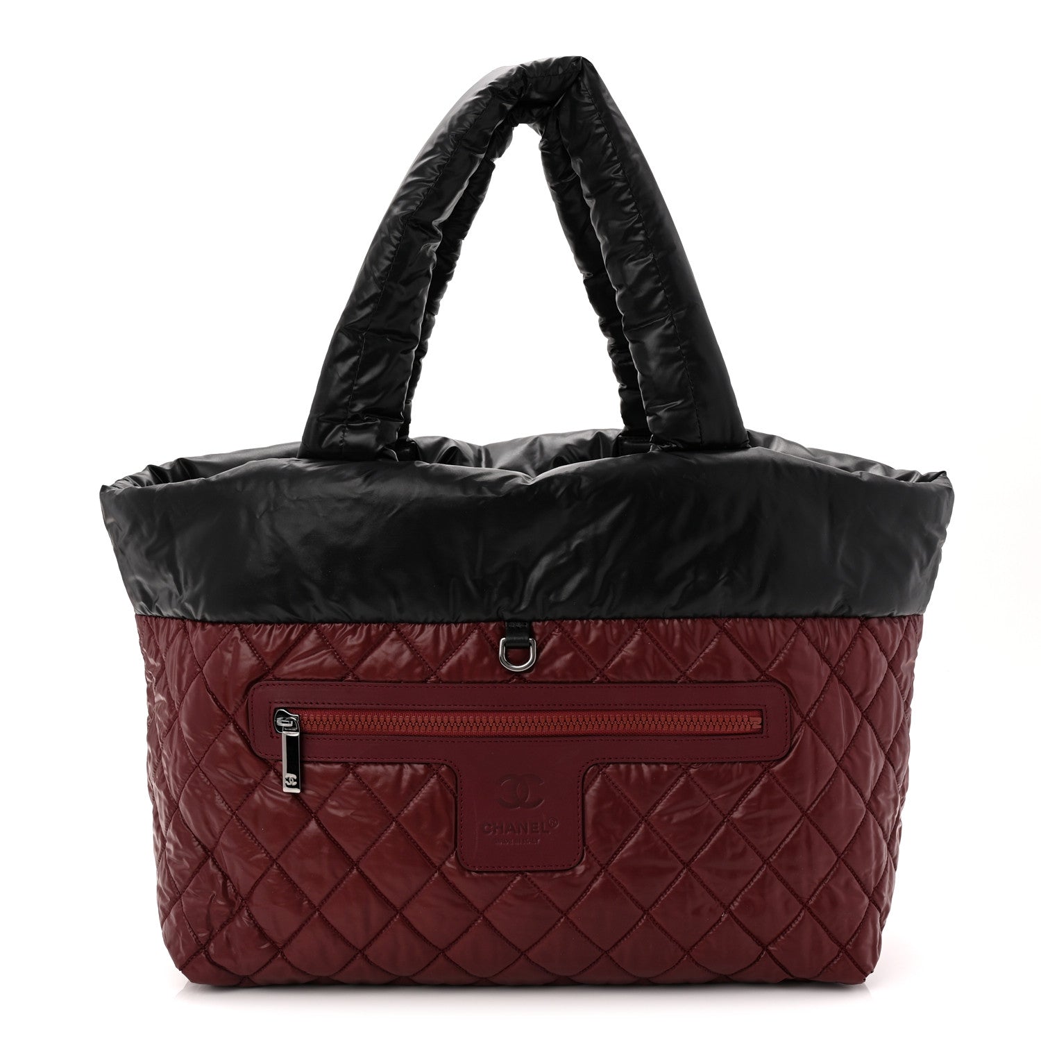 Chanel Nylon Quilted Medium Coco Cocoon Reversible Tote Black 1 of 17