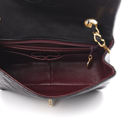 Chanel Lambskin Quilted Mini Square Flap Black 5 of 15