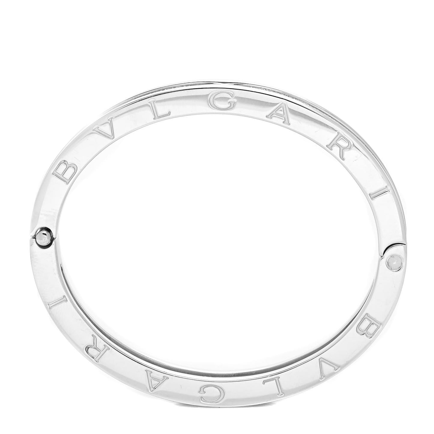 18K White Gold Diamond B.Zero1 Bangle Bracelet