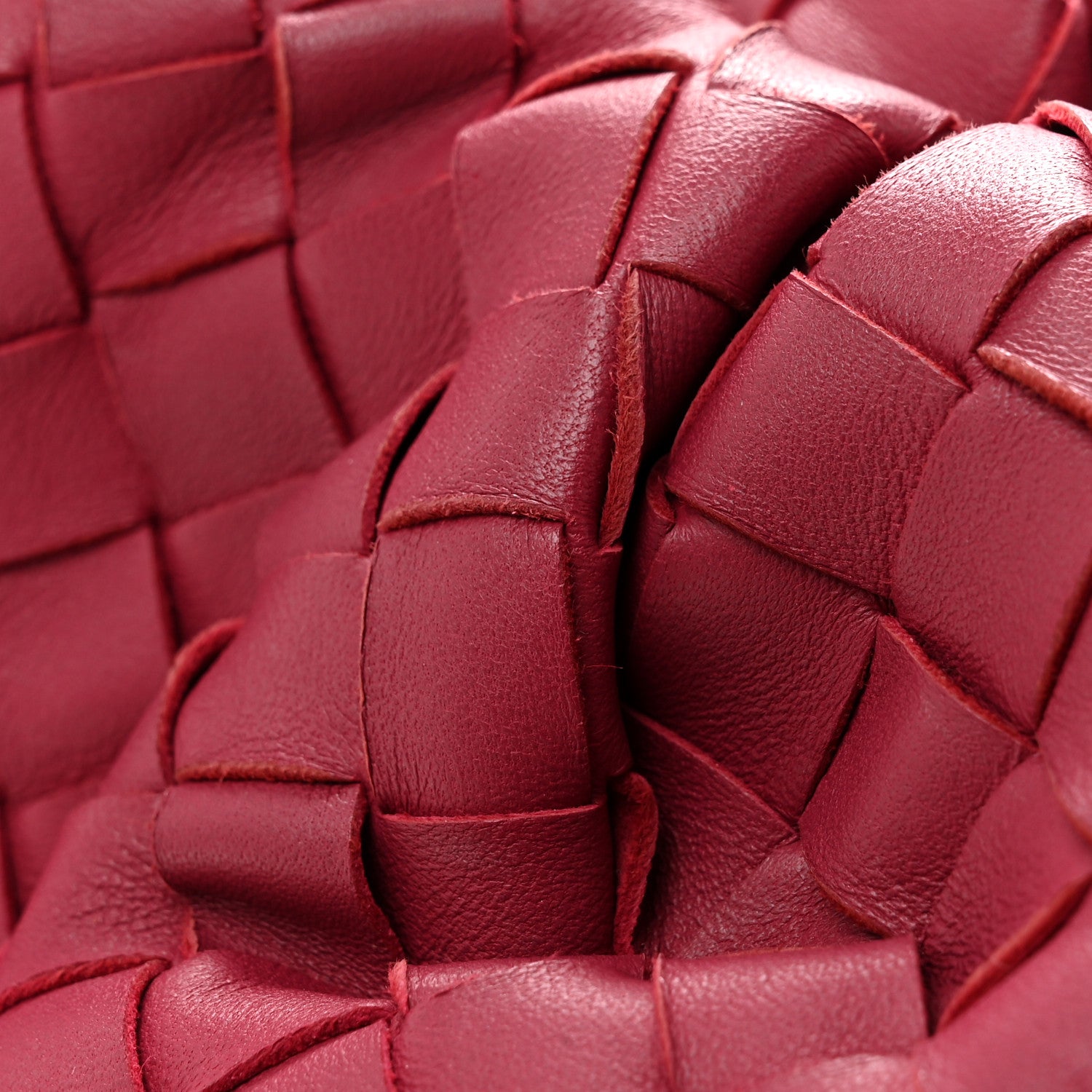 Bottega Veneta Nappa Maxi Intrecciato The Pouch Oversized Clutch Amaranto 11 of 11