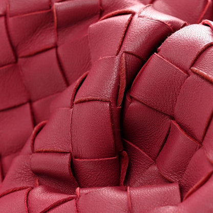 Bottega Veneta Nappa Maxi Intrecciato The Pouch Oversized Clutch Amaranto 11 of 11