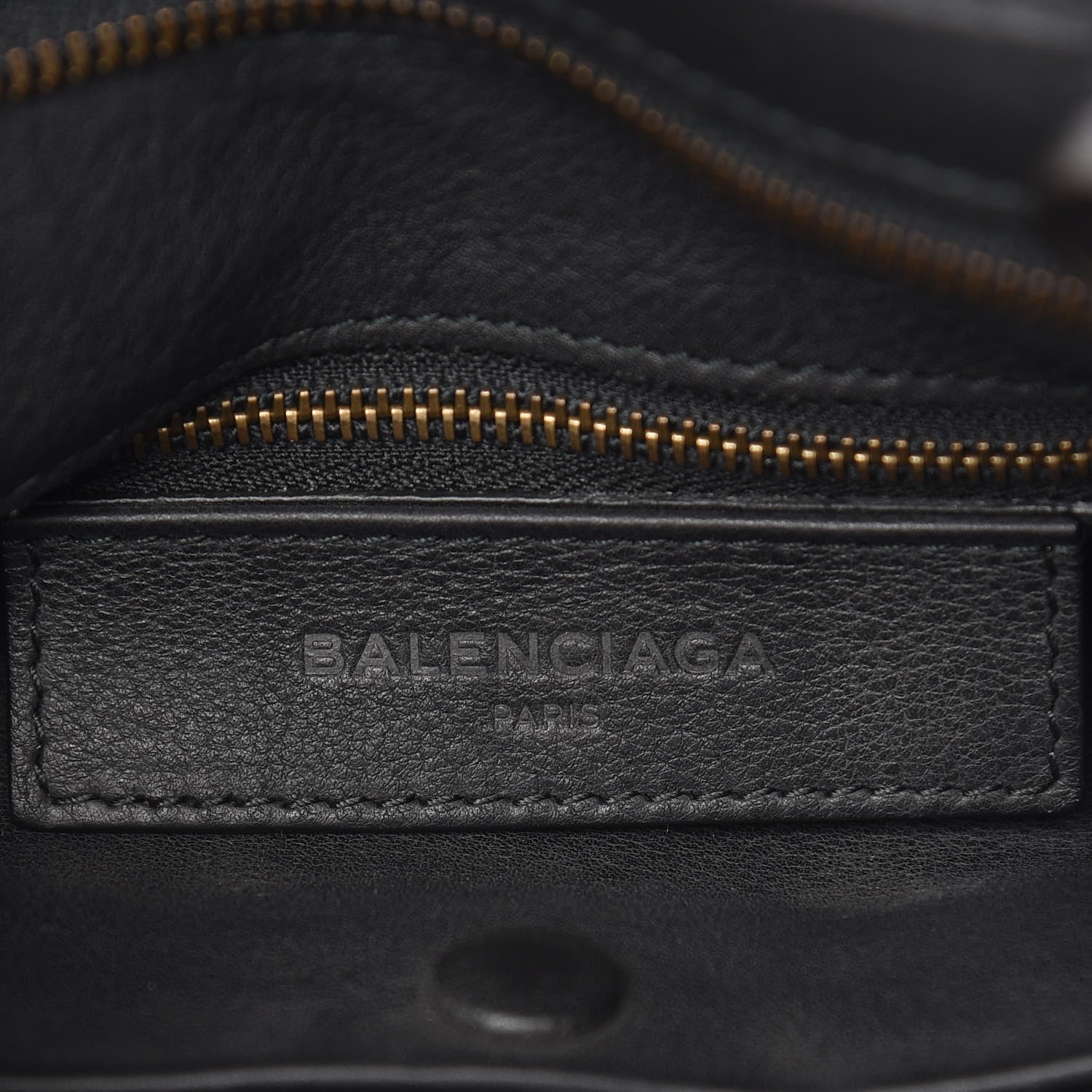 Balenciaga Veau Soyeux Perforated Blackout Hardware S City Black 6 of 12