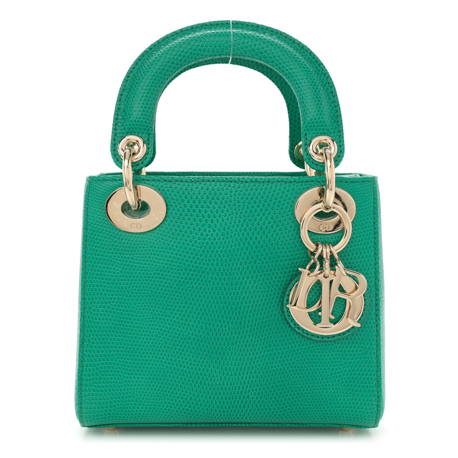 Christian Dior Lizard Mini Lady Dior Green 1672731 – FASHIONPHILE
