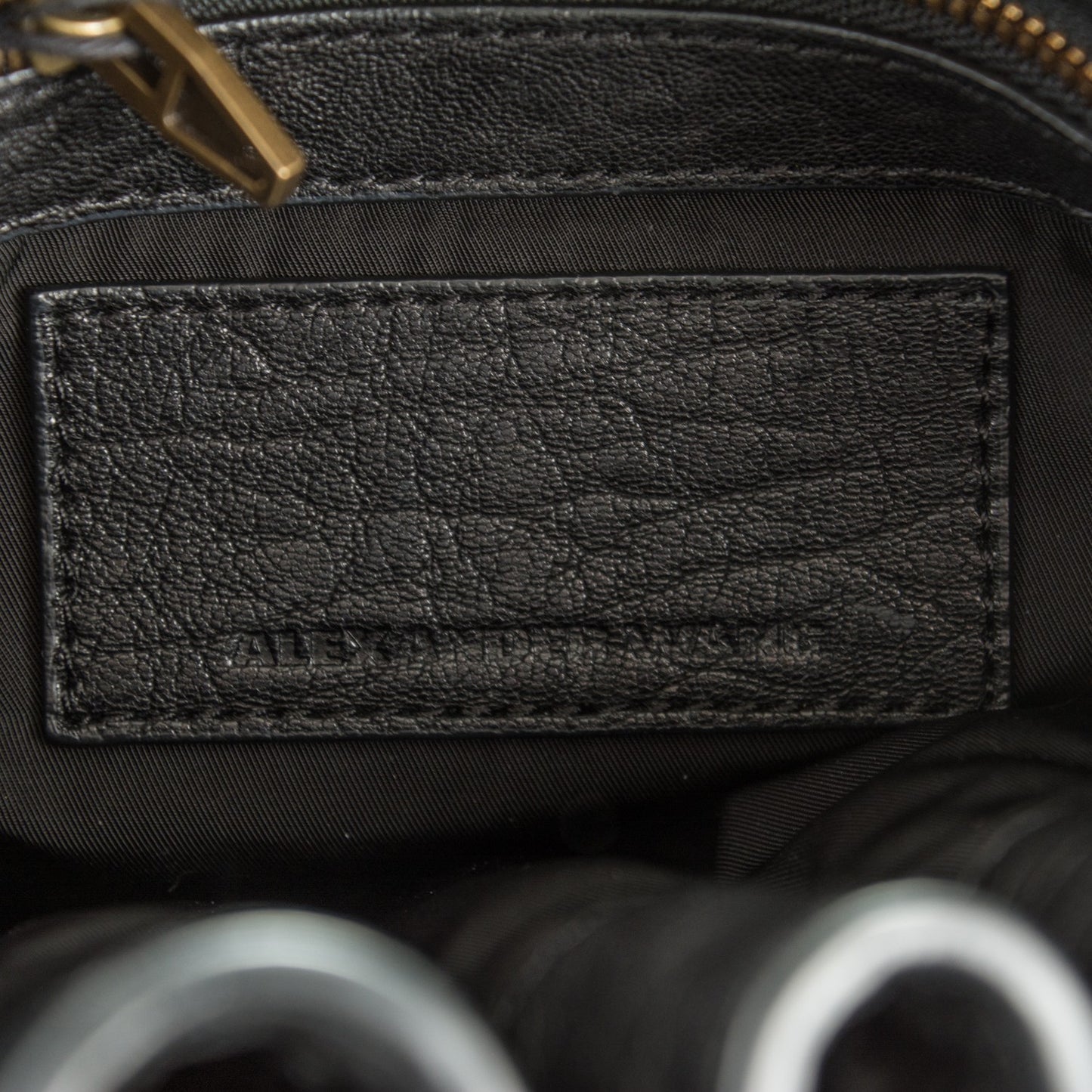 Pebbled Lambskin Diego Bucket Black